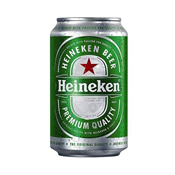 Heineken Lager Beer, Can, 33cl