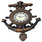 Anchor wall clock