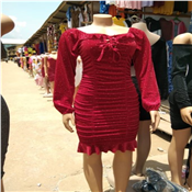 Sexy long sleeve short gown