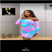 Sexy long sleeve short gown