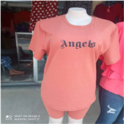 WHITE ANGELS TOP AND SHORT