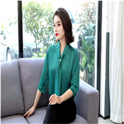 LADIES LONG SLEEP CHIFFON TOP