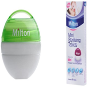 Milton Mini Soother Steriliser (Green) (Steriliser + 50 Tablets)