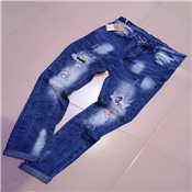 MEN'S FADED BLUE CRAZY JEAN