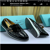 Prada Men's Mirror Corporate Shoe