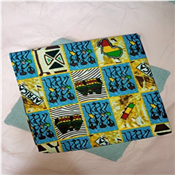 Ankara Plain And Pattern-, 4 Yards