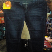 Men Plain Blue Jeans Trouser 