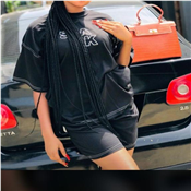 Casual black 2 piece for women