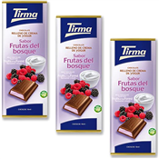 95G TIRMA MILK CHOCOLATE FRUIT OF THE FOREST