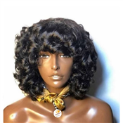 12" DOUBLE DRAWN FRINGE WIG