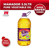 Mamador Pure Vegetable Cooking Oil - 3.5L