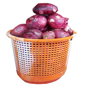 Fresh Onion Plastic Basket Big
