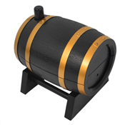 WINE CASK SHAPE AUTOMATIC TOOTHPICK HOLDER