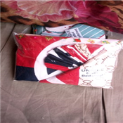 Bedsheets and pillowcase 6×6×4 ₦2500