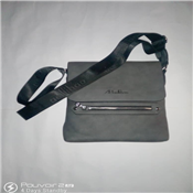 MEN'S GREY LEATHER BAG