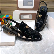 Versace Corporate Men's Mirror Face Sandals