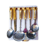 Cooking Set Utensils, Spoon Knife And Wall Rack.