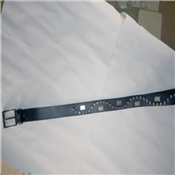 MEN'S BLACK LEATHER BELT