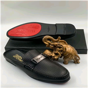 Ferragamo Men's Half Cut Slip-On