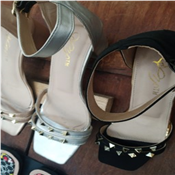 Ladies Fashion Mid Heel Sandals