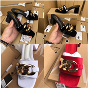 Ladies Fashion Mid Heel Slippers