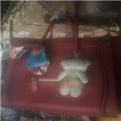 FEMALE TEDDY DOT HAND BAG