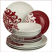 CRANBERRY BEAUTY MEETS QUALITY 12PCS DINNER SET