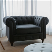 Chesterfield Chair - Black