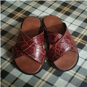 Male Leather Slippers