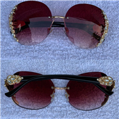 Luxury fashion eyes glass