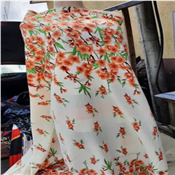 Quality Flower Crepe Fabric Per Yard 650