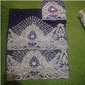 High Quality George Lace Fabric 16000 by 6 Yard