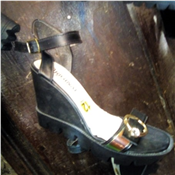 Ladies Fashion Mid Heel Slippers 