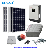 Complete 1kw 3kw 5kw 10kw solar panels system with solar panel, controller,inverter,battery and fully accessories