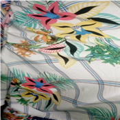 Quality Flower Crepe Fabric Per Yard 600