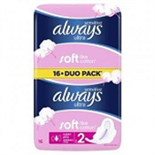 ALWAYS PAD ULTRA SUPER DUO 16PCS