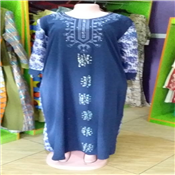 LADIES MAXI DRESS WITH ANKARA PRINT