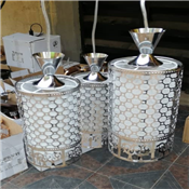 3 IN 1 LED SILVER STEEL PENDANT