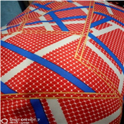 Ladies Poly Flower Material- 3yards