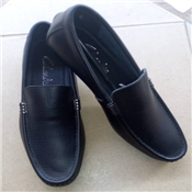 MEN'S BLACK  LEATHER SHOE