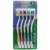 HEALTHSMART TOOTHBRUSH 5PK SOFT