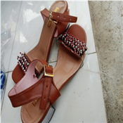 Ladies Fashion Mid Heel Sandals