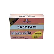  110G BABYFACE WHITENIN SOAP WITH TURMERIC 