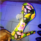 Ladies high heel cover toe