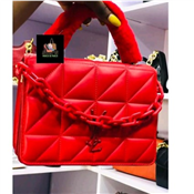 New Fashion Leather Ladies Handbag-Red