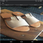 Designer men's fashion Pam slippers.