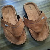 Male Leather Slippers