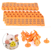 100PCS Cow, Cattle, Pig Ear Tag, Farm Animal Identification, Livestock Identification Tool
