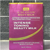 A. M glow body milk Intense toning beauty milk