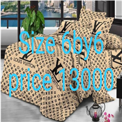 Designers Louis Vuitton 6by6 Bedsheet with Duvet